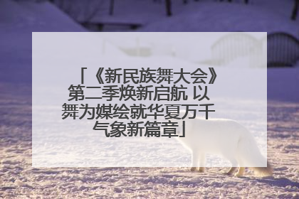 《新民族舞大会》第二季焕新启航 以舞为媒绘就华夏万千气象新篇章