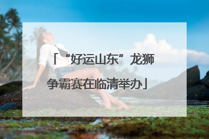 “好运山东”龙狮争霸赛在临清举办