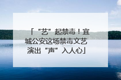 “艺”起禁毒！宜城公安这场禁毒文艺演出“声”入人心