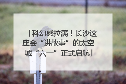 科幻感拉满！长沙这座会“讲故事”的太空城“六一”正式启航