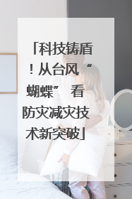 科技铸盾！从台风“蝴蝶” 看防灾减灾技术新突破