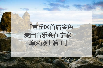 章丘区首届金色麦田音乐会在宁家埠火热上演！