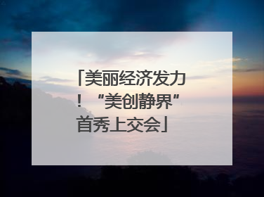 美丽经济发力！“美创静界”首秀上交会