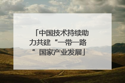 中国技术持续助力共建“一带一路”国家产业发展