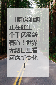 厨房油烟正在催生一个千亿级新赛道！世界无烟日里看厨房新变化