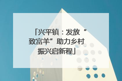 兴平镇：发放“致富羊”助力乡村振兴启新程