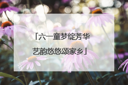 六一童梦绽芳华 艺韵悠悠颂家乡