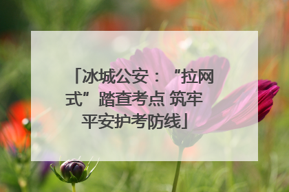 冰城公安：“拉网式”踏查考点 筑牢平安护考防线