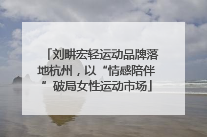刘畊宏轻运动品牌落地杭州，以“情感陪伴”破局女性运动市场