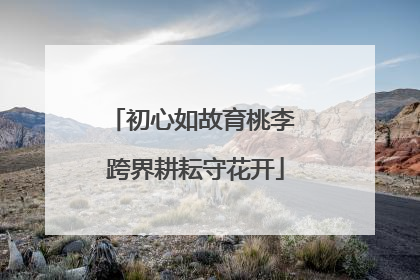 初心如故育桃李 跨界耕耘守花开