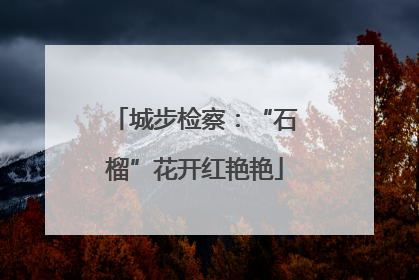 城步检察：“石榴”花开红艳艳