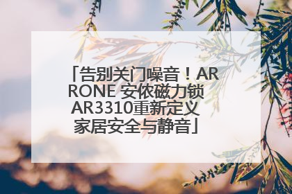 告别关门噪音！ARRONE 安侬磁力锁AR3310重新定义家居安全与静音