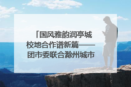 国风雅韵润亭城 校地合作谱新篇——团市委联合滁州城市职业学院助力传统文化“破圈”绽放