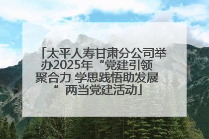 太平人寿甘肃分公司举办2025年“党建引领聚合力 学思践悟助发展”两当党建活动