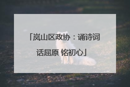 岚山区政协：诵诗词 话屈原 铭初心