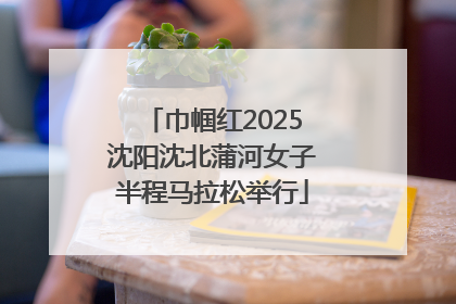 巾帼红2025沈阳沈北蒲河女子半程马拉松举行