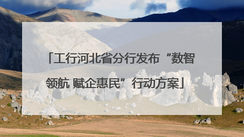 工行河北省分行发布“数智领航 赋企惠民”行动方案