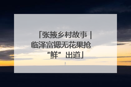 张掖乡村故事｜临泽富锶无花果抢“鲜”出道