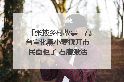 张掖乡村故事｜高台宣化黑小麦撬开市民面柜子 石磨激活村集体钱匣子