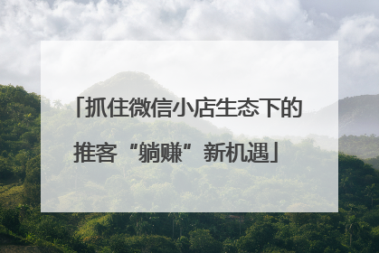 抓住微信小店生态下的推客“躺赚”新机遇