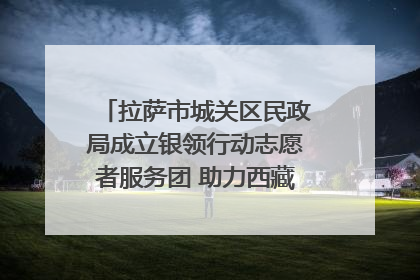拉萨市城关区民政局成立银领行动志愿者服务团 助力西藏银发经济发展