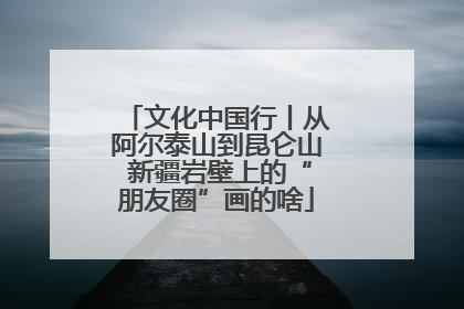 文化中国行丨从阿尔泰山到昆仑山 新疆岩壁上的“朋友圈”画的啥