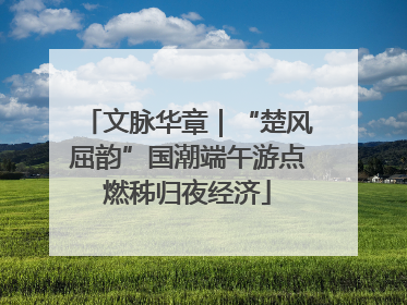 文脉华章｜“楚风屈韵”国潮端午游点燃秭归夜经济