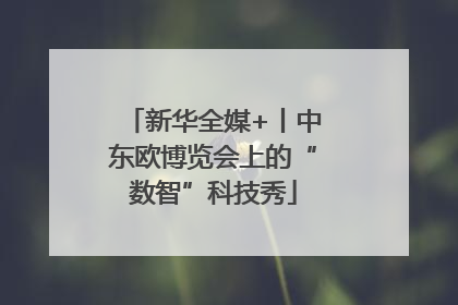 新华全媒+丨中东欧博览会上的“数智”科技秀