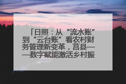 日照：从“流水账”到“云台账”看农村财务管理新变革，莒县——数字赋能激活乡村振兴“一池春水”