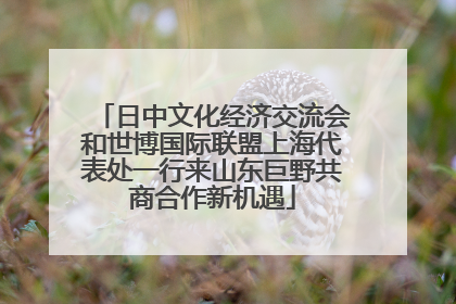 日中文化经济交流会和世博国际联盟上海代表处一行来山东巨野共商合作新机遇