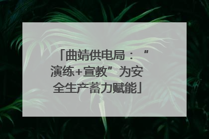 曲靖供电局：“演练+宣教”为安全生产蓄力赋能
