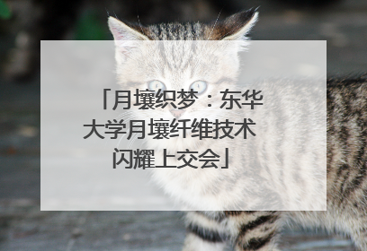 月壤织梦：东华大学月壤纤维技术闪耀上交会