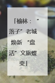 榆林：“落子”老城焕新 “盘活”文旅蝶变