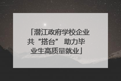 潜江政府学校企业共“搭台” 助力毕业生高质量就业