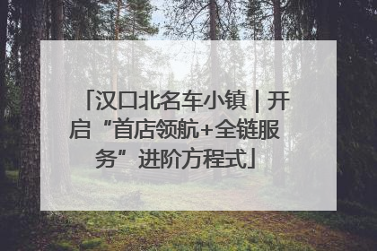 汉口北名车小镇｜开启“首店领航+全链服务”进阶方程式