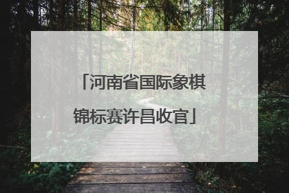 河南省国际象棋锦标赛许昌收官
