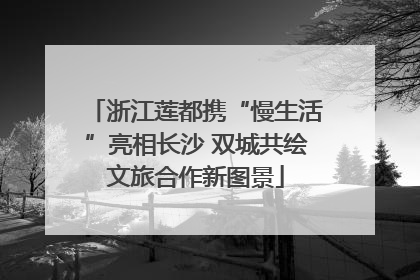 浙江莲都携“慢生活”亮相长沙 双城共绘文旅合作新图景