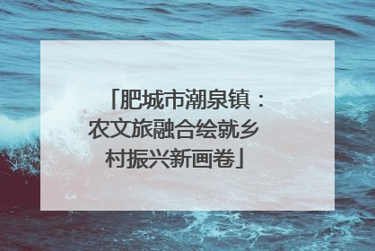 肥城市潮泉镇：农文旅融合绘就乡村振兴新画卷
