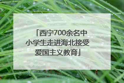 西宁700余名中小学生走进海北接受爱国主义教育