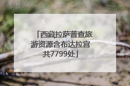 西藏拉萨普查旅游资源含布达拉宫共7799处