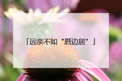 远亲不如“厝边居”