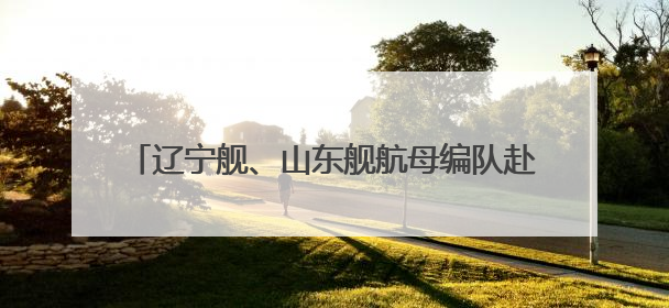 辽宁舰、山东舰航母编队赴西太平洋等海域开展训练