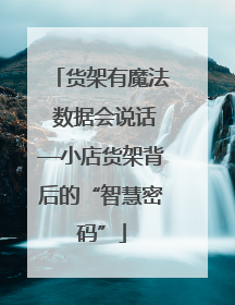 货架有魔法 数据会说话—小店货架背后的“智慧密码”