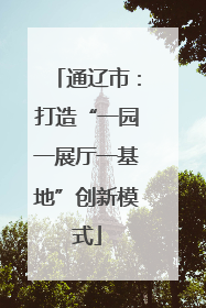 通辽市：打造“一园一展厅一基地”创新模式