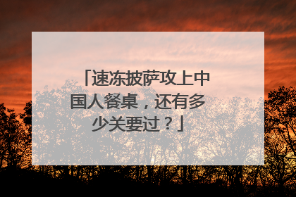 速冻披萨攻上中国人餐桌，还有多少关要过？