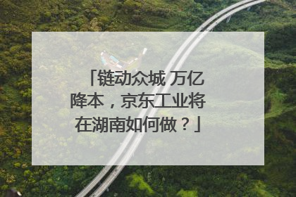 链动众城 万亿降本，京东工业将在湖南如何做？
