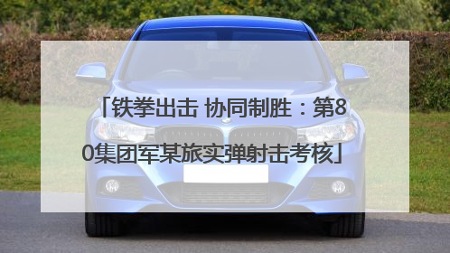 铁拳出击 协同制胜：第80集团军某旅实弹射击考核