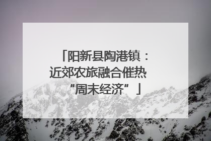 阳新县陶港镇：近郊农旅融合催热“周末经济”