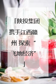陕投集团携手江西赣州 探索“飞地经济”