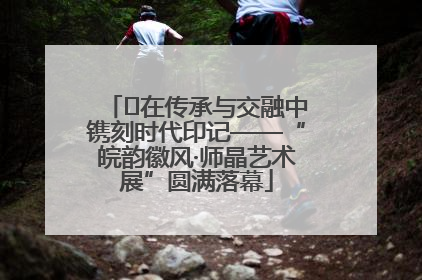 ﻿在传承与交融中镌刻时代印记——“皖韵徽风·师晶艺术展”圆满落幕